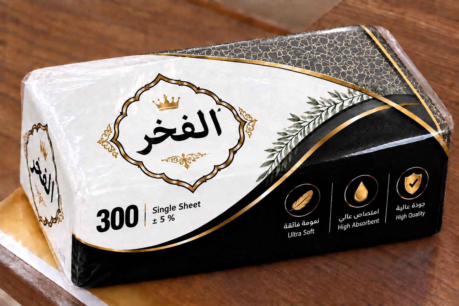 مناديل الاستخدام اليومي 300 منديل